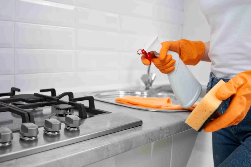How to clean a kitchen