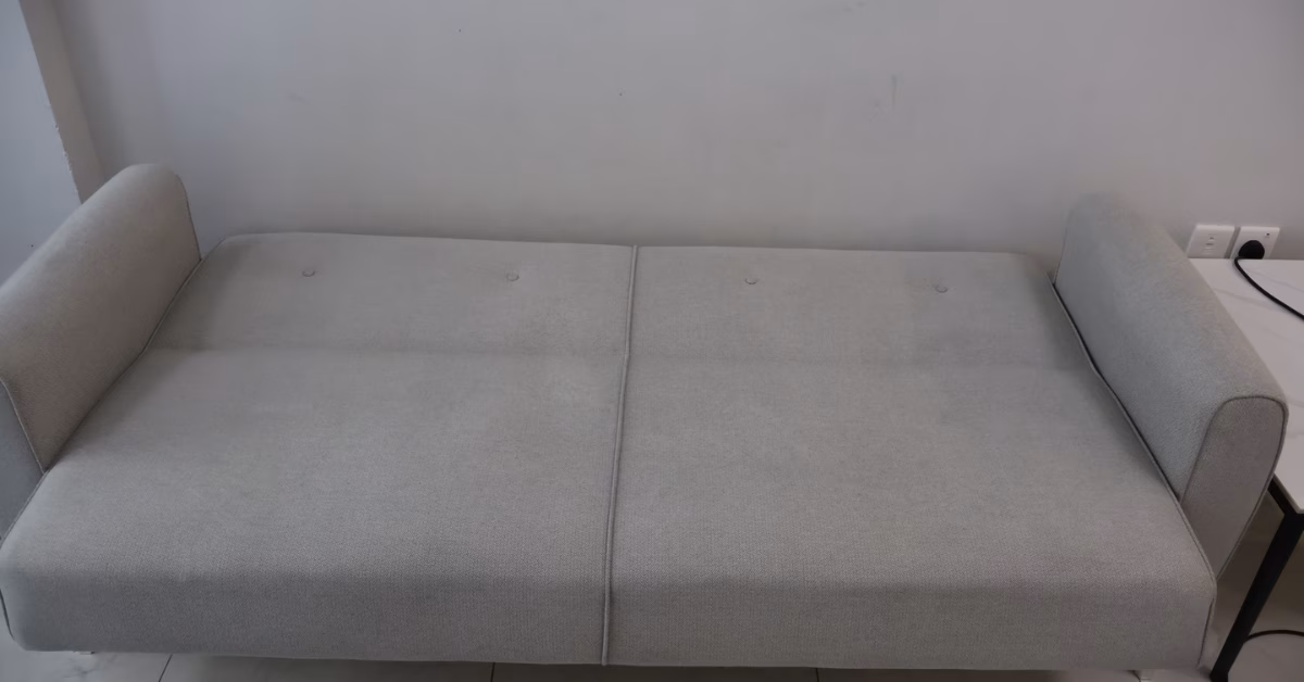 Sofa after cleaning